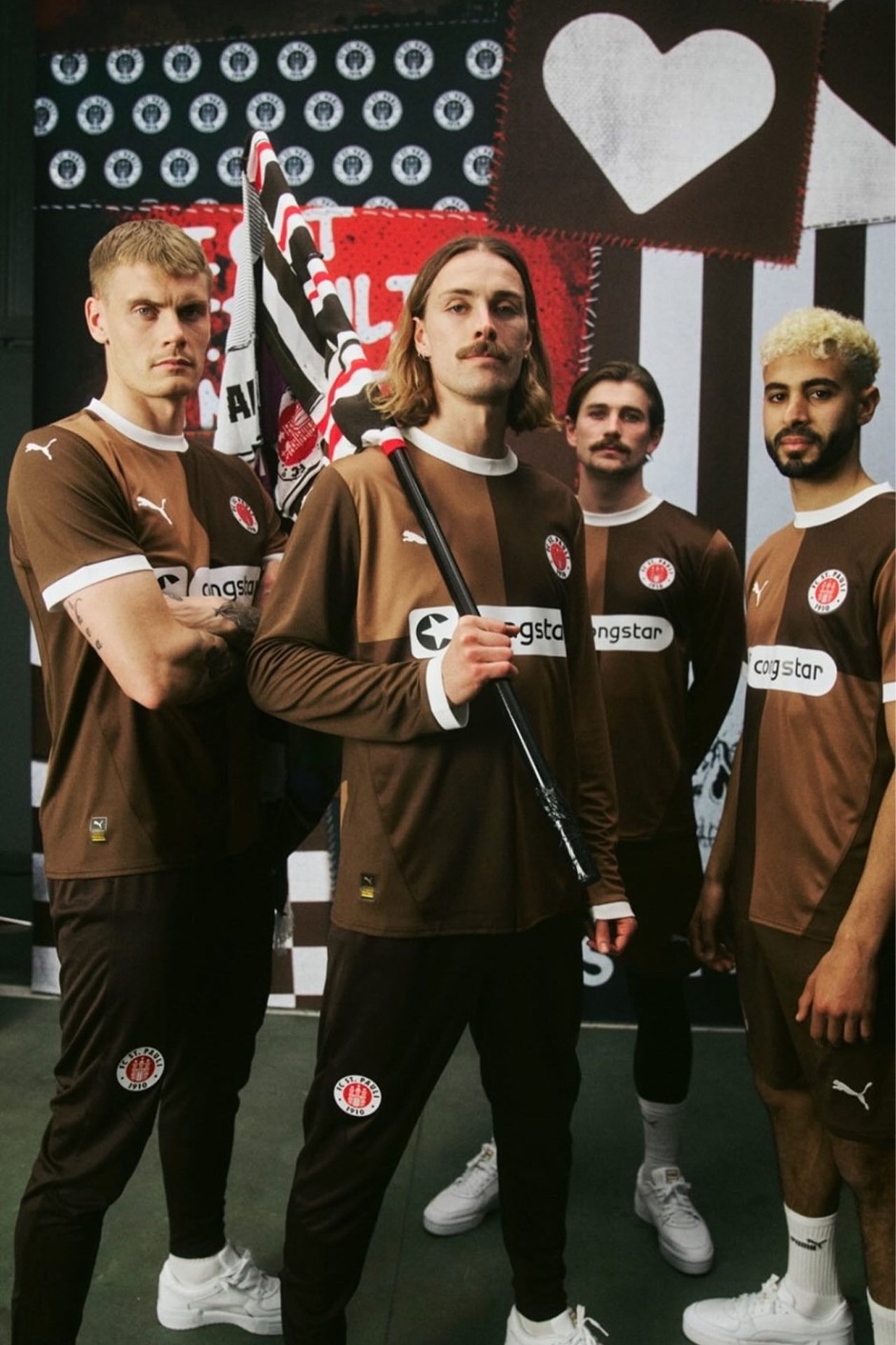 <h3>11. FC St. Pauli Home</h3><p>&nbsp;</p><p>We&rsquo;ll admit. We&rsquo;re a little biased. But seeing one of Australia&rsquo;s <a href="https://www.gq.com.au/style/celebrity/elite-on-and-off-the-field-the-most-stylish-athletes-ever/image-gallery/0f65db0149fecd8875c0570da9324fb1" target="_blank" rel="noopener">most stylish athletes</a>, Jackson Irvine, front and centre in this clean brown kit&mdash;you have to love it. Playing back in the top league of German football again, brown is in.</p><p class="button-common"><a title="Shop the FC St. Pauli jersey" href="https://www.rebelsport.com.au/p/fc-st.-pauli-2024-25-home-football-jersey-M69174401.html" target="_blank" data-cta="Shop the FC St. Pauli jersey" data-editable="true">Shop the FC St. Pauli jersey</a></p>