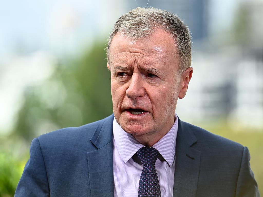 Graham Annesley supported the decision of the bunker over two contentious Melbourne Storm tries. Picture: Albert Perez/Getty Images