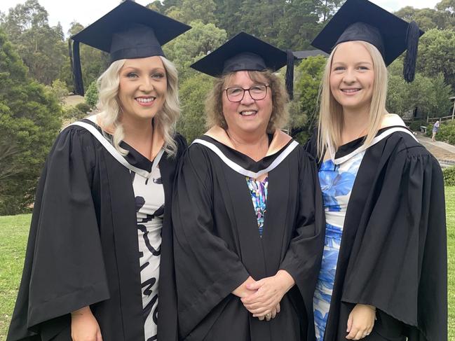 at the Federation University Churchill Campus graduations on Tuesday, March 25, 2025. Picture: Jack Colantuono