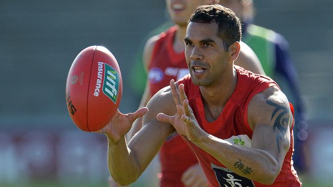 Shane Yarran pictured at Fremantle training.