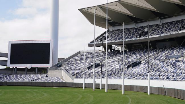 A decision on crowds at the Geelong home game won’t be made until Thursday.