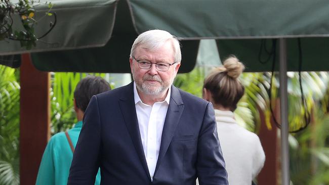 Incoming US ambassador Kevin Rudd accused America of throwing allies ‘under a bus’ through the week.