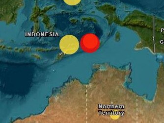 An earthquake in the Banda Sea is believed to have been the source of the tremor.