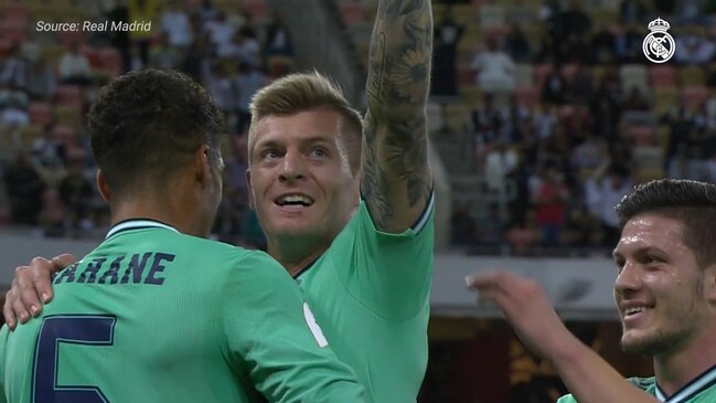 Toni Kroos stuns Valencia as Real Madrid advance in Spanish Super Cup