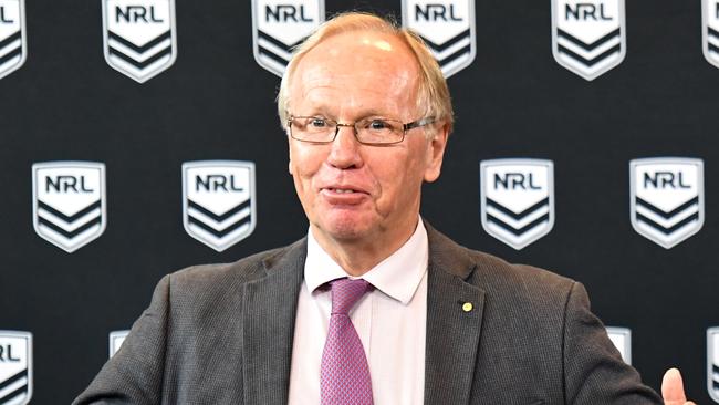 ARL Commission chairman Peter Beattie says the corporate sector ‘really needs to have a bit of a reality check’ and back sport at a grassroots level. Picture: AAP