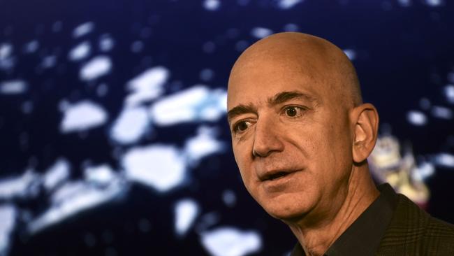 Jeff Bezos says he’s never had more energy. Picture: AFP