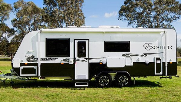 Crusader Excalibur caravan