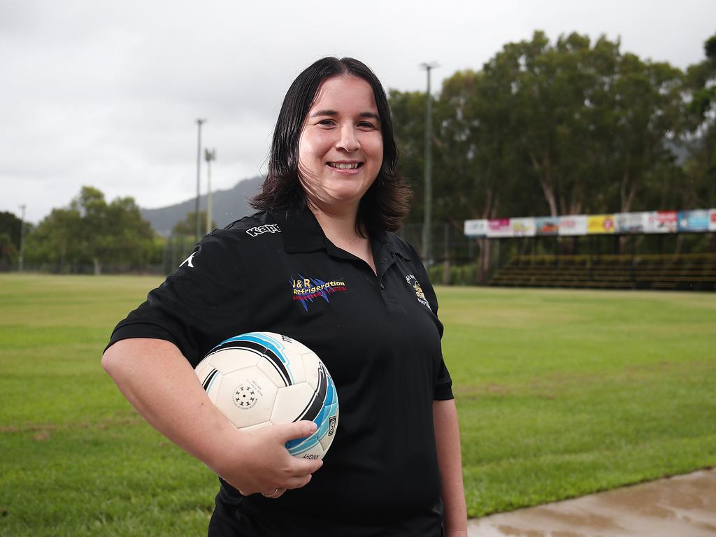 Former Edge Hill United player Jo Ward will coach the club's women's Premier League team in the 2021 FNQ Football season. Picture: Brendan Radke