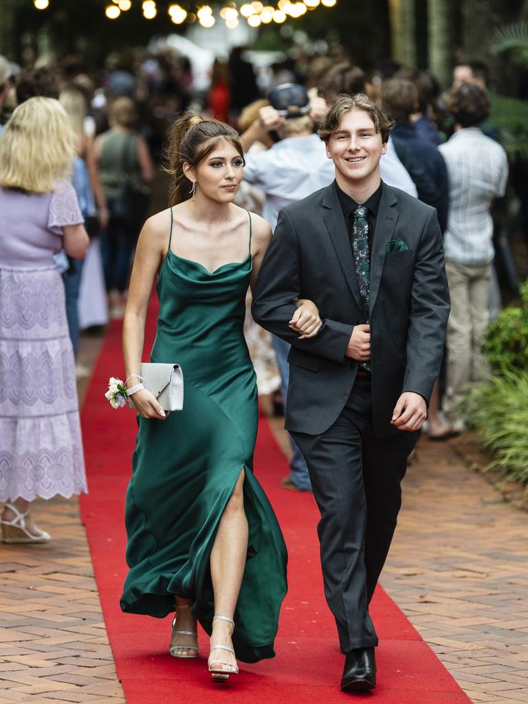 Lara Palmer and Luke Davis at Fairholme College formal, Wednesday, March 29, 2023. Picture: Kevin Farmer