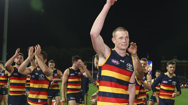 Jacobs nearly tasted premiership glory at the Crows but should come close to that elusive flag with the Falcons this season. Picture: Sarah Reed