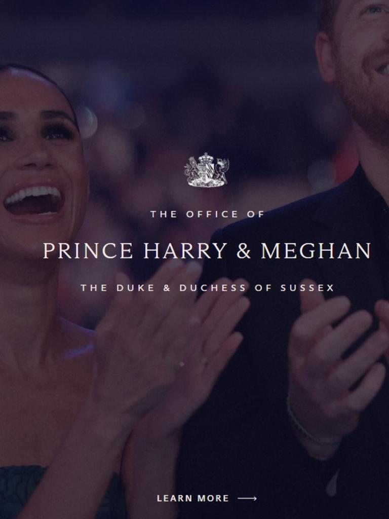 Meghan and Harry's’s new web offering.