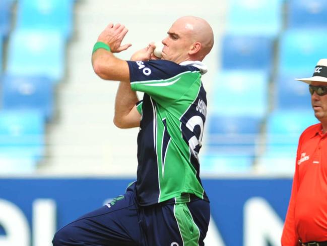 Trent Johnston during his international career. Picture: Ian Jacobs/Getty Images