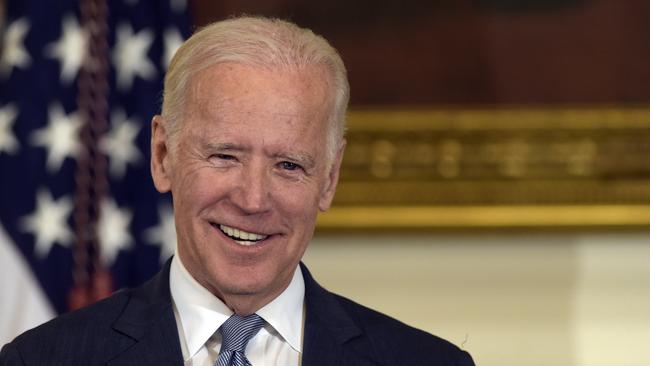 Joe Biden was among top Obama administration team members who asked for the release of General Flynn’s identity. Picture: AP.