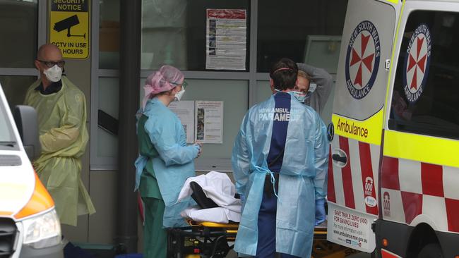 Ambulance workers are among those under the pump because of Covid-19. Picture: John Grainger