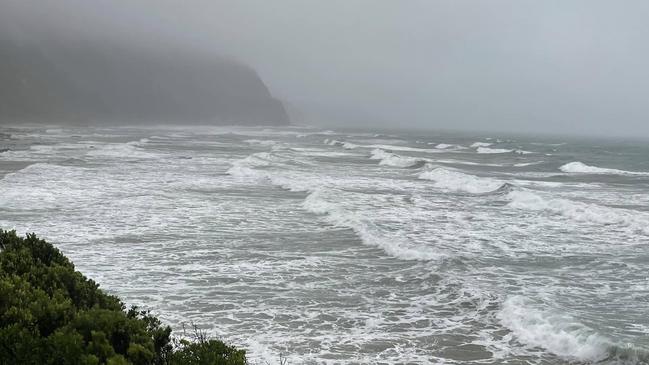 Lorne weather on Saturday. Picture: SES Lorne Unit