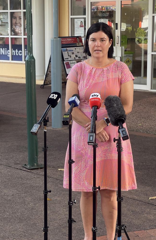 Pressure is mounting on Chief Minister Natasha Fyles on Alice Springs issues as she heads to Canberra to discuss further commonwealth action. Picture: (A)manda Parkinson