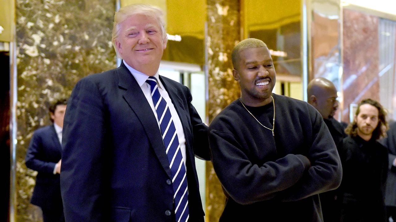 Kanye’s had frequent meetings with US President Donald Trump. Picture: Timothy A. Clary/AFP