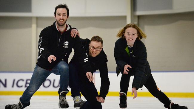 O'Brien’s Icehouse at Docklands is popular for Melbourne’s winter sports community. Picture: Andrew Henshaw