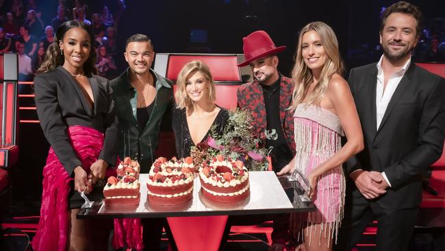 Delta Goodrem has notched up 150 episodes and nine years on The Voice Australia. Picture: Supplied