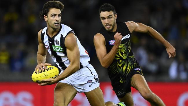 Josh Daicos had some moments of magic against Richmond.