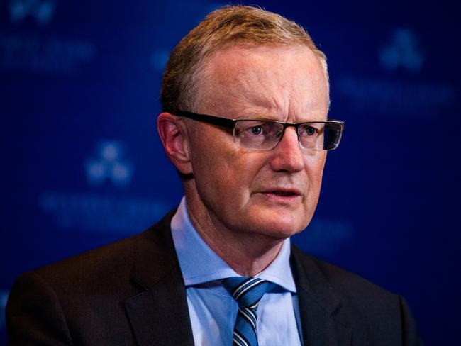 POOL. Australian Reserve Bank Governor Philip Lowe press conference after the Bank's July board meeting. Photographed Tuesday 6th July 2021. Photograph by James Brickwood. AFR NEWS 210706