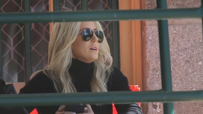 Roxy Jacenko visited her husband Oliver Curtis in Cooma Jail, after arriving in a private jet at Cooma Airport.