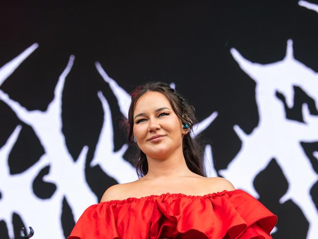 Mallrat at the Laneway Festival. Picture: Marc Grimwade/WireImage