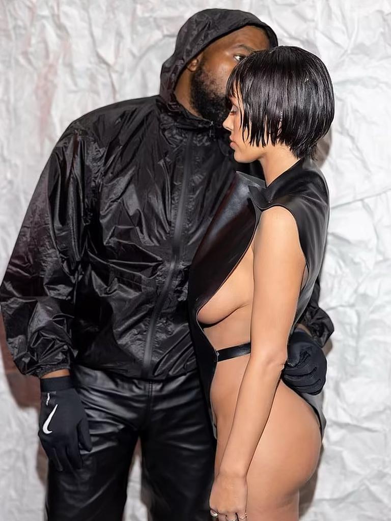 Kanye West's wife Bianca Censori goes commando in tights at Paris