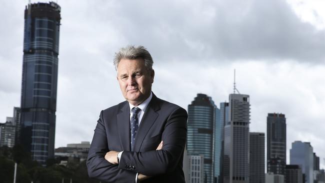 Demographer Bernard Salt in Brisbane. Picture Mark Cranitch.