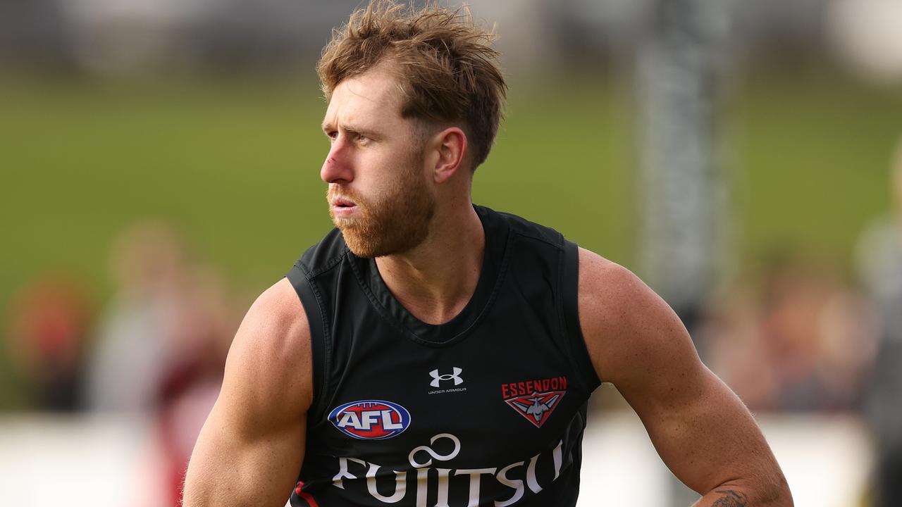 Essendon champion Dyson Heppell after announcing his retirement earlier in the week. Picture: Robert Cianflone / Getty Images