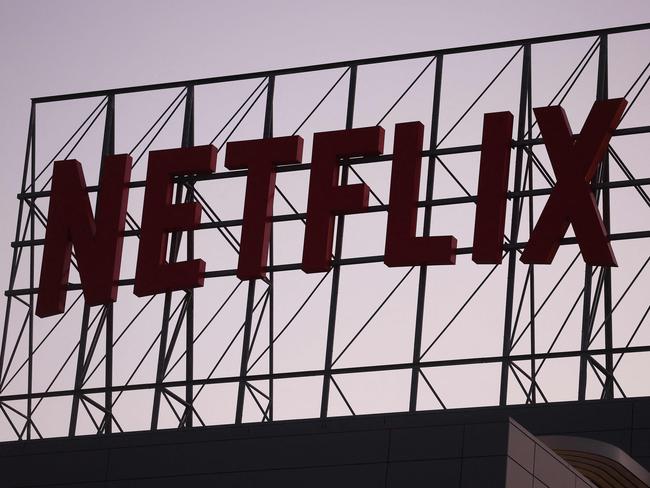 LOS ANGELES, CALIFORNIA - SEPTEMBER 25: The Netflix logo is displayed at Netflix corporate offices on September 25, 2023 in Los Angeles, California. Hollywood is awaiting the final vote on a tentative contract agreement between over 11,000 Writers Guild of America members and Hollywood studios in the nearly 150-day writers strike.   Mario Tama/Getty Images/AFP (Photo by MARIO TAMA / GETTY IMAGES NORTH AMERICA / Getty Images via AFP)