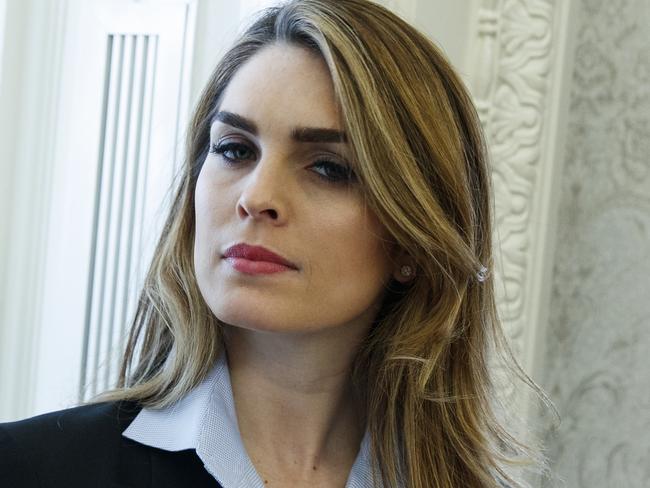 White House Communications Director Hope Hicks will be leaving the top job. Picture: Evan Vucci/AP