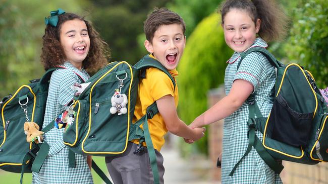 Parents are being urged to do their homework and carefully check what back to school supplies are really needed. Picture: Nicki Connolly