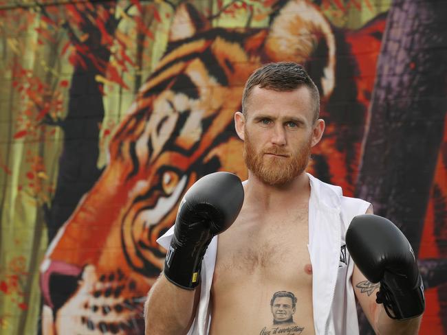 Dennis Hogan is full of confidence ahead of his big bout. Picture Annette Dew