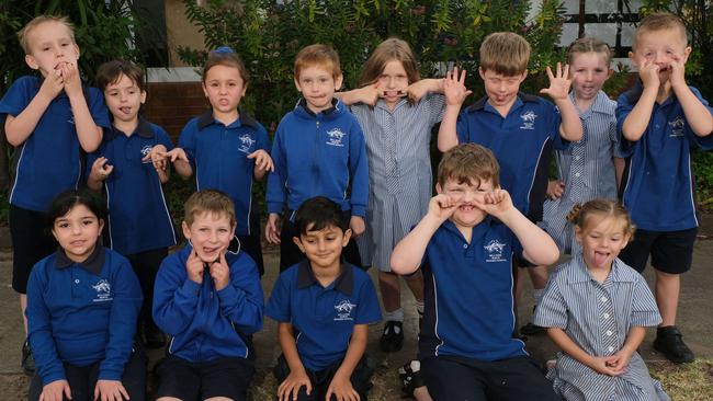 Bell Park North Primary School, Foundation C Back Row (Left to Right) Aiden Goodwin, Elijah Hopkins, Alyssa Baulch, Alexander Darmenia, Charlotte Vigh, Kole Saddington, Harper Jelenic, Dane Veitenheimer. Front Row (Left Right) Lama Jamil, Hunter Lawless, Shabd Kunj, Michael Sennett, Jordyn Wood Picture Mark Wilson.