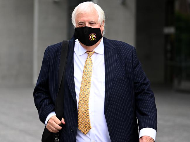 Clive Palmer recently said he had no plans to get vaccinated. Picture: Dan Peled/NCA NewsWire