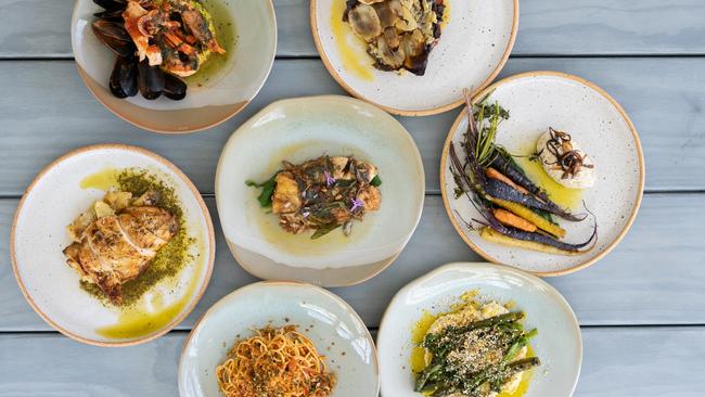 A selection of the dishes from HNLY, Henley Square, Adelaide