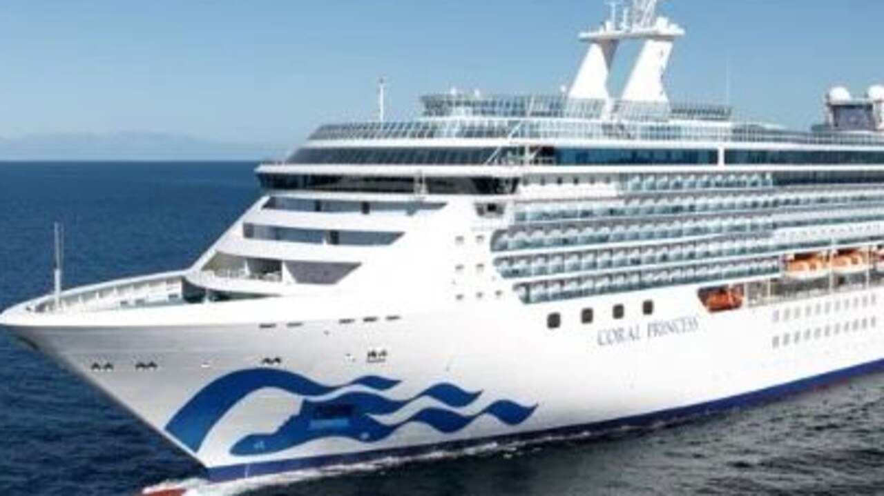 Coral Princess Cruiseship. Picture: Princess Cruises
