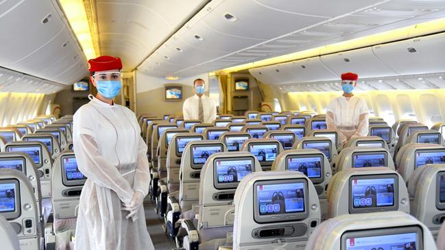 Emirates will impose strict conditions when flights are resumed. Picture: Supplied