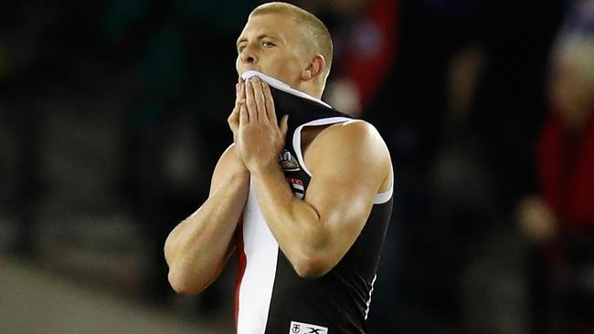 Seb Ross after a St Kilda loss.