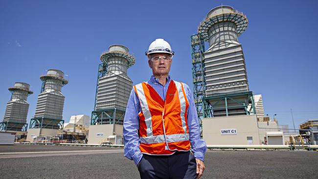 Snowy Hydro CEO Paul Broad at the Colongra Gas fired power station in on the 14th of January. Picture: Adam Yip