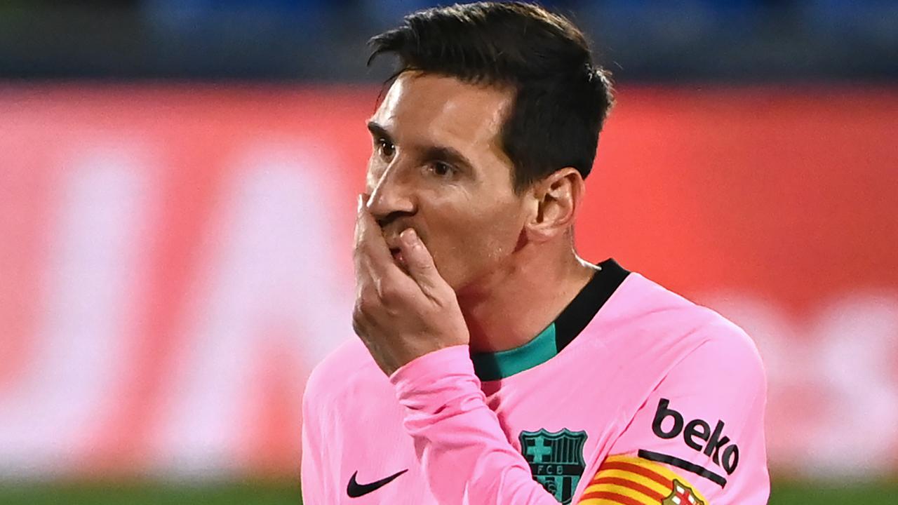 Lionel Messi has won the standoff. (Photo by GABRIEL BOUYS / AFP)
