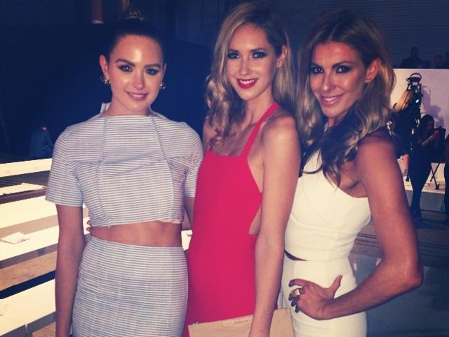 Laura Csortan posts: "So great to catch up @jesinta_campbell @nikkikphillips #beautifulgirls". Picture: Instagram