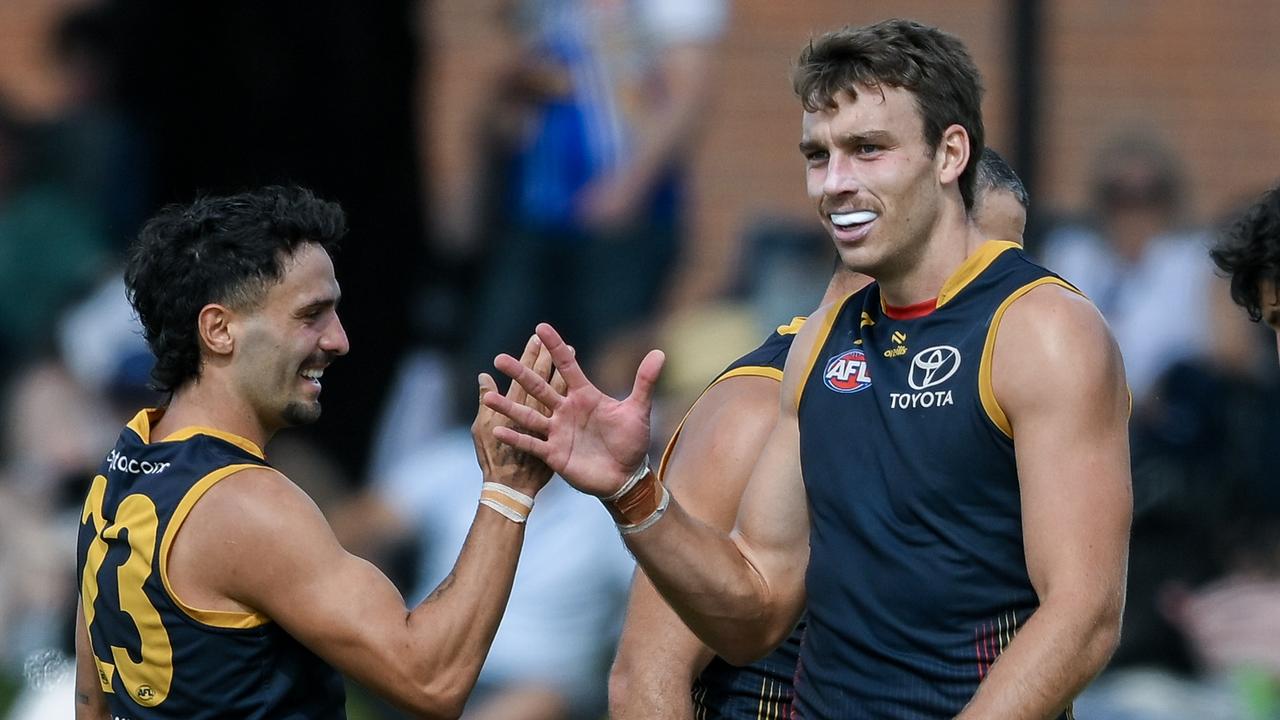 Riley Thilthorpe left the game injured. Picture: Mark Brake/Getty Images