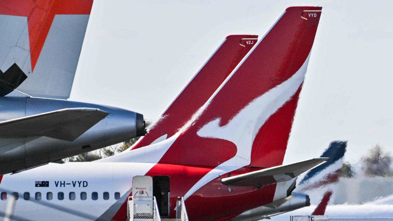 The national carrier has shared its end-of-year results, posting a 28 per cent loss. Picture: NewsWire / Brenton Edwards