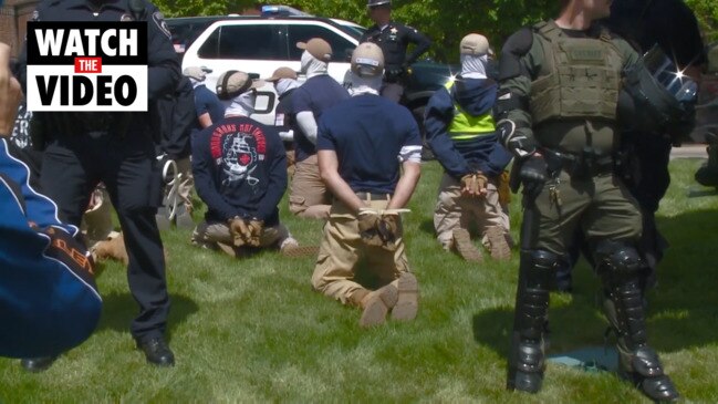31 ‘Patriot Front members’ arrested near Idaho Pride event | news.com ...