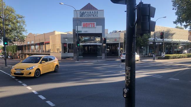 The intersection of The Parade and George St in Norwood. Picture: Eugene Boisvert