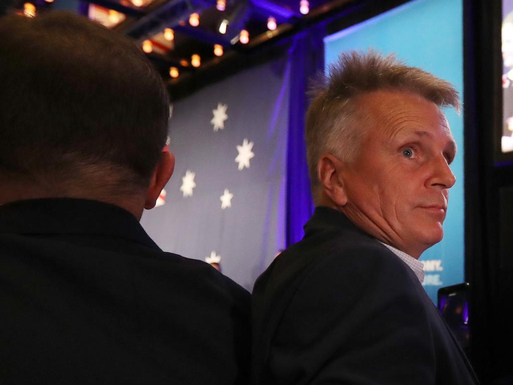 **EMBARGO FOR MARGIN CALL** 18/05/2019: David Gazard (close friend of Scott Morrison) on 2019 Coalition Election Night at the Wentworth Sofitel in Sydney on Saturday. Hollie Adams/The Australian