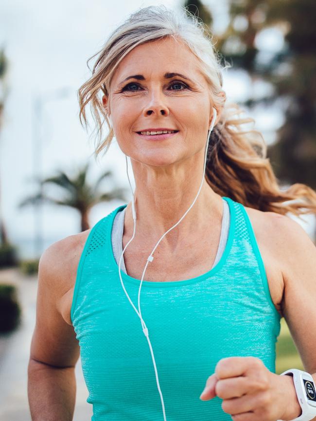 Older women are more likely to exercise each day than women in their 20s, with 27 per cent of women aged 40 to 59 exercising at least five times a week. Picture: istock