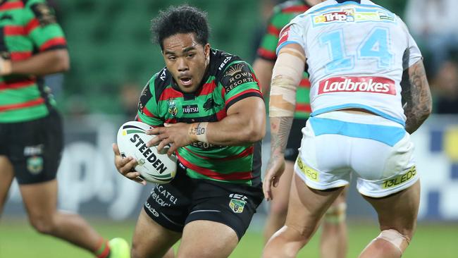 Siosifa Talakai played 11 NRL games at South Sydney between 2016-17. Picture: NRL Imagery